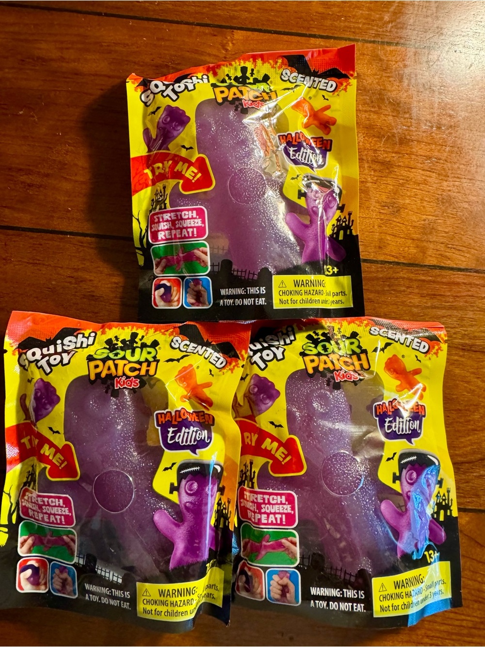 Sour Patch Kids Squishi Toy - Purple (Halloween Edition) Grape Scented